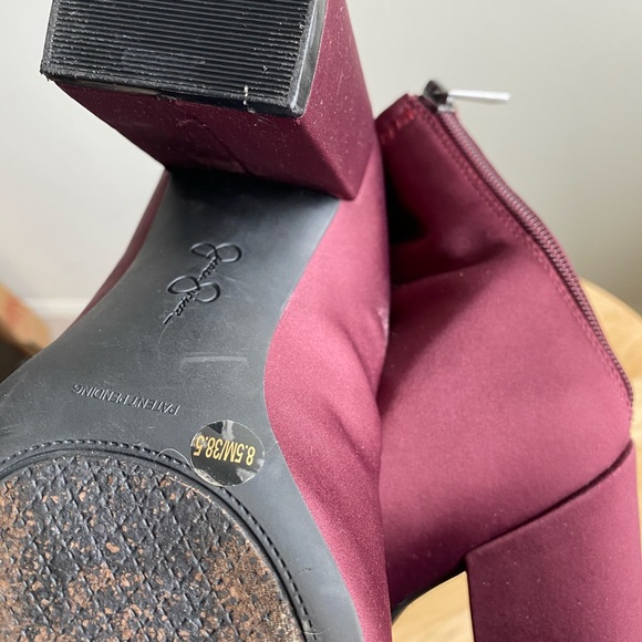 Jessica Simpson Satin Ankle Booties-Winder - Picture 6 of 6